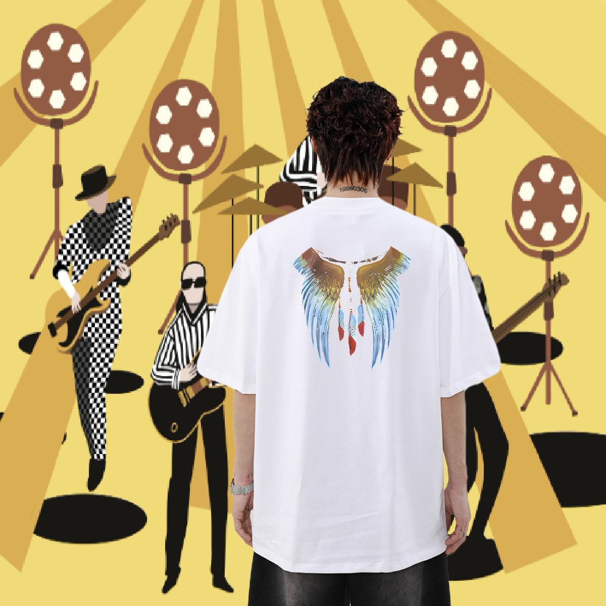Brand Men T Shirts 230g Pure Cotton cool Sport Tops Tees Short Sleeve Soft Cool Men Tops Tees White Plus Size