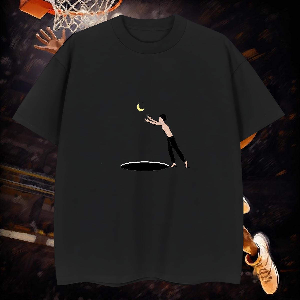 Man T Shirts 230g 100% Cotton portrait Home Outdoor Pure Cotton Anime Men Tees Classic Loose Fit Clothings