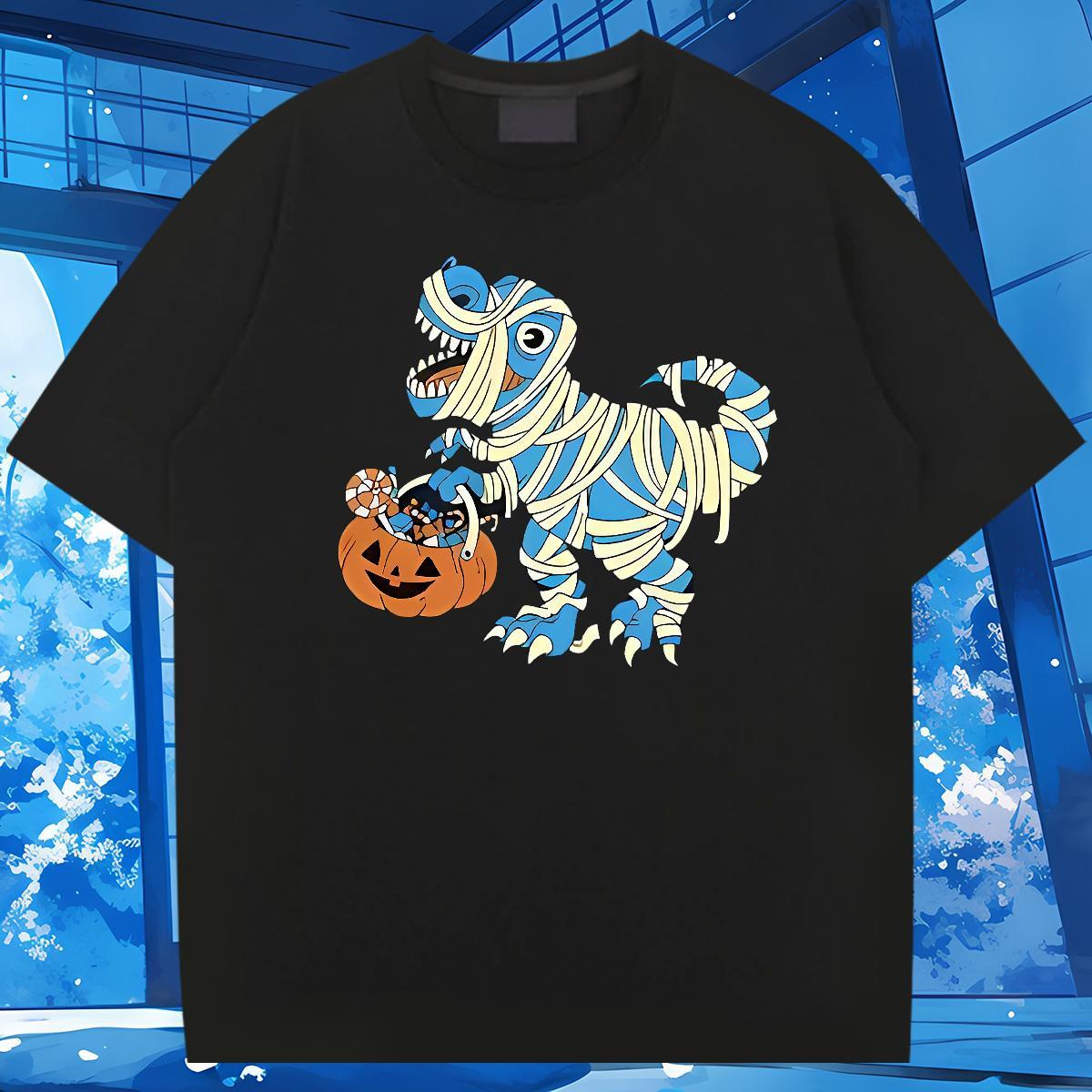 Classic Casual Men T Shirts 230g Pure Cotton pumpkin Spring Summer Top Tees Breathable Short Sleeve Popular Mens Tshirts Customized