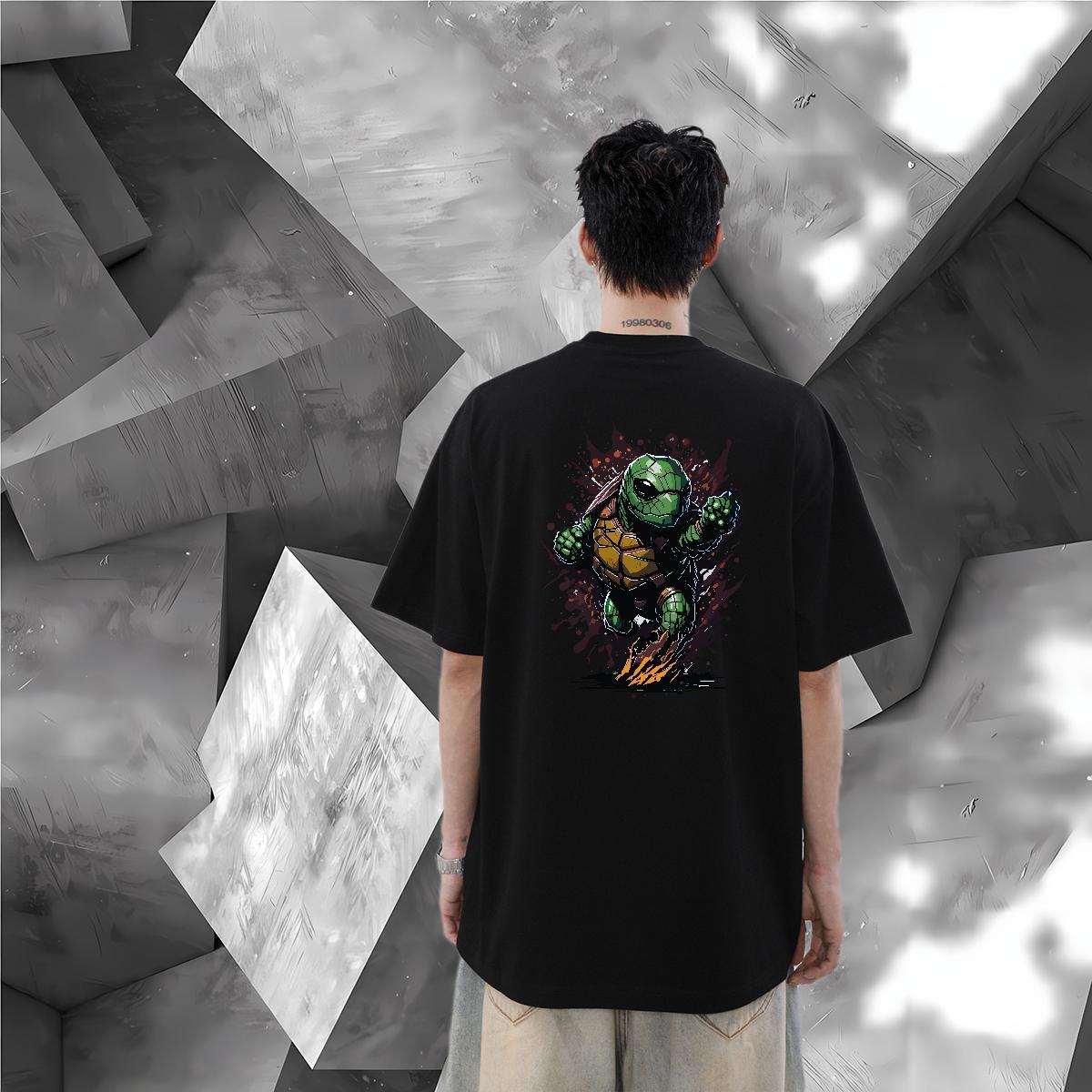 Customized T Shirts Men 230g Cotton Hip Hop Top Tees Breathable Popular Men Tees Custom Big Size