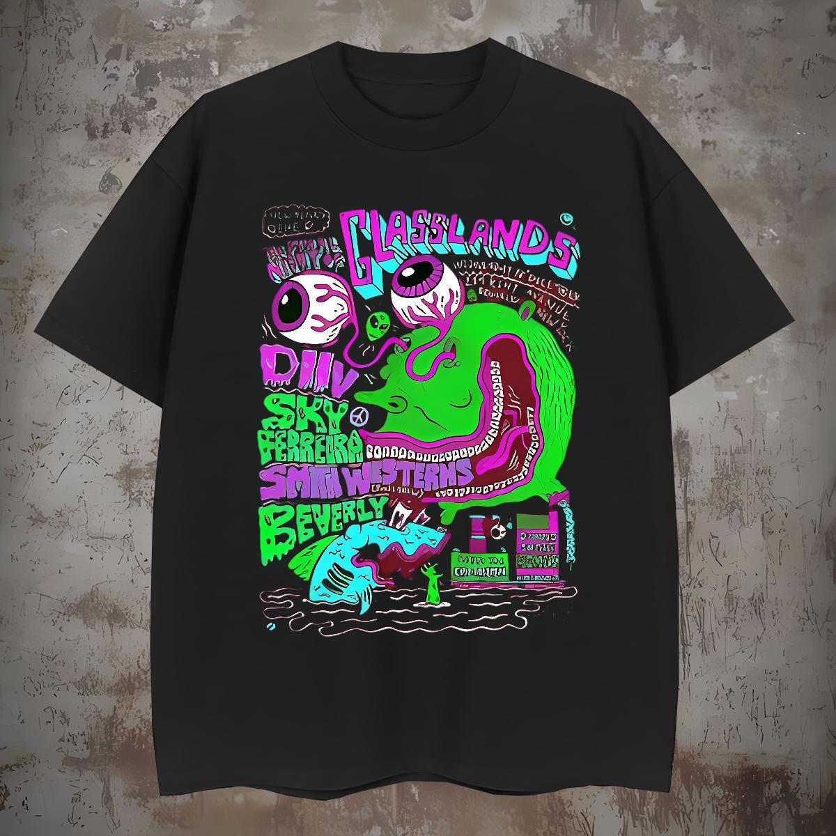 T shirt 230g Pure Cotton painting Street Crew Neck Breathable Oversized 3XL 4XL Couples T Shirts Fashion Designer Wholesale Polos