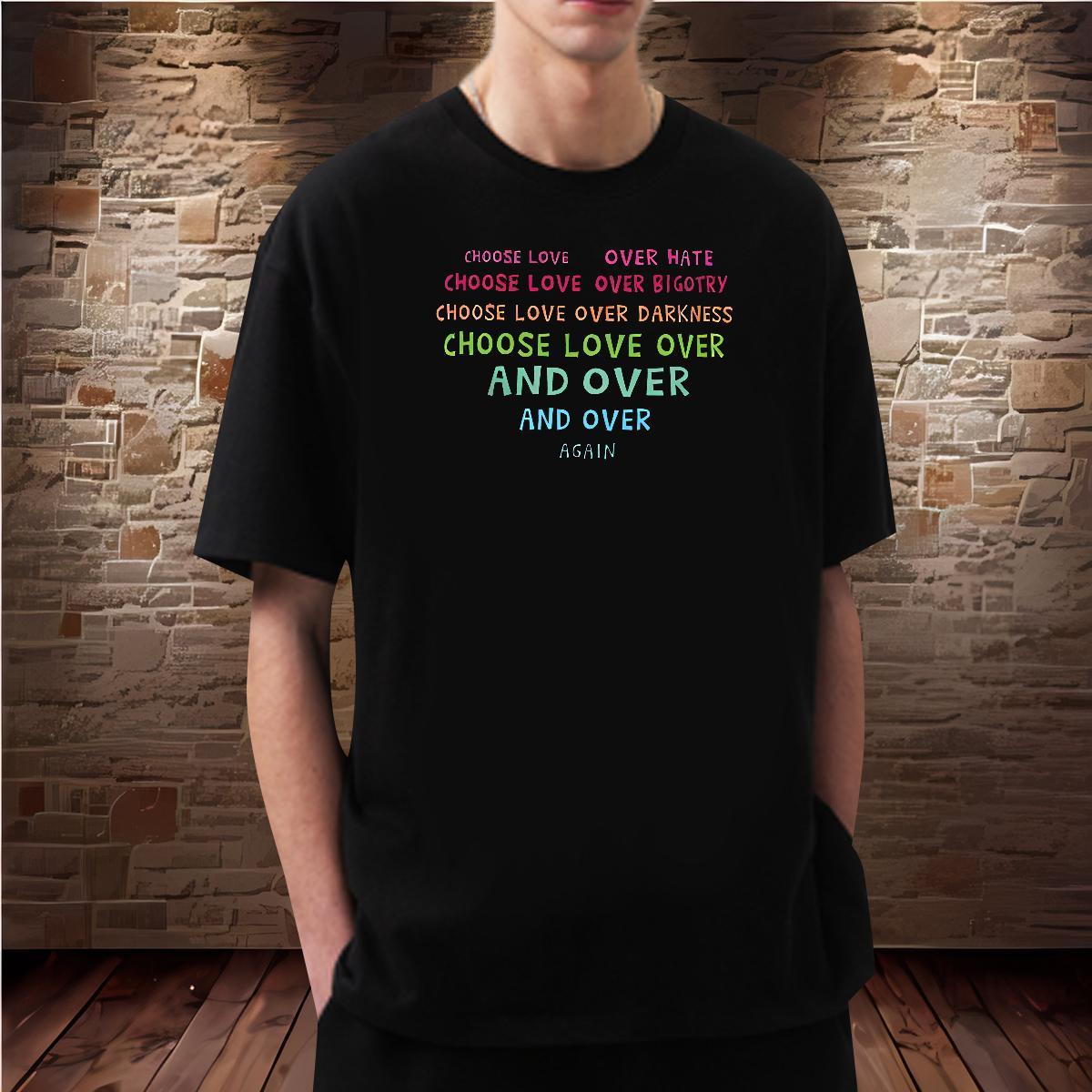 Stylist Mens T Shirts letter Tee Shirt 230g Cotton Daily Wear Soft Cartoon Printing L-4XL Breathable Short Sleeve Couples T Shirts