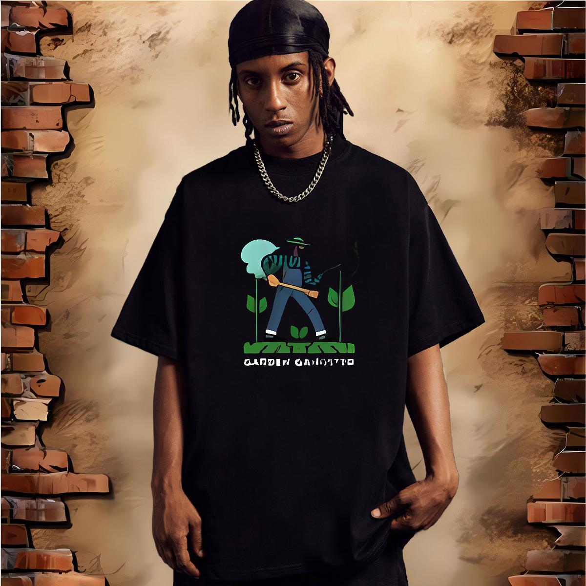 T-Shirts 230g Cotton icon Street Wear O Neck Short Sleeves Graphic Men Tops Tees Designer Fashion Loose Fit Polos