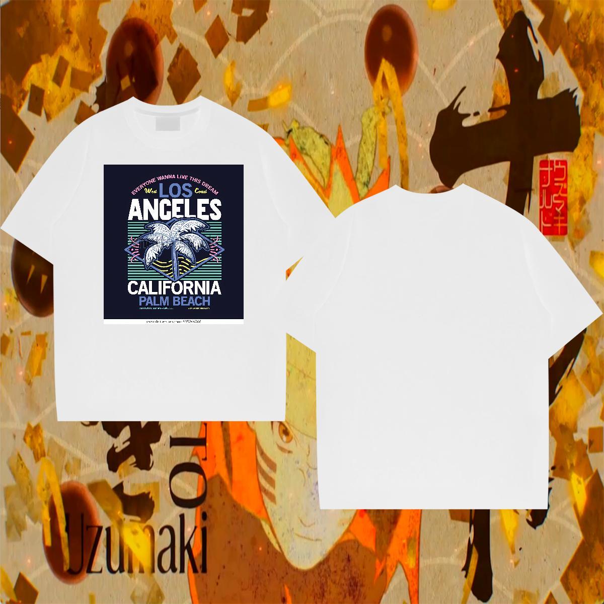 Popular Couples T Shirts 230g Cotton High Street Hip Hop Graphic Breathable Soft 2024 New Man T Shirts Wear