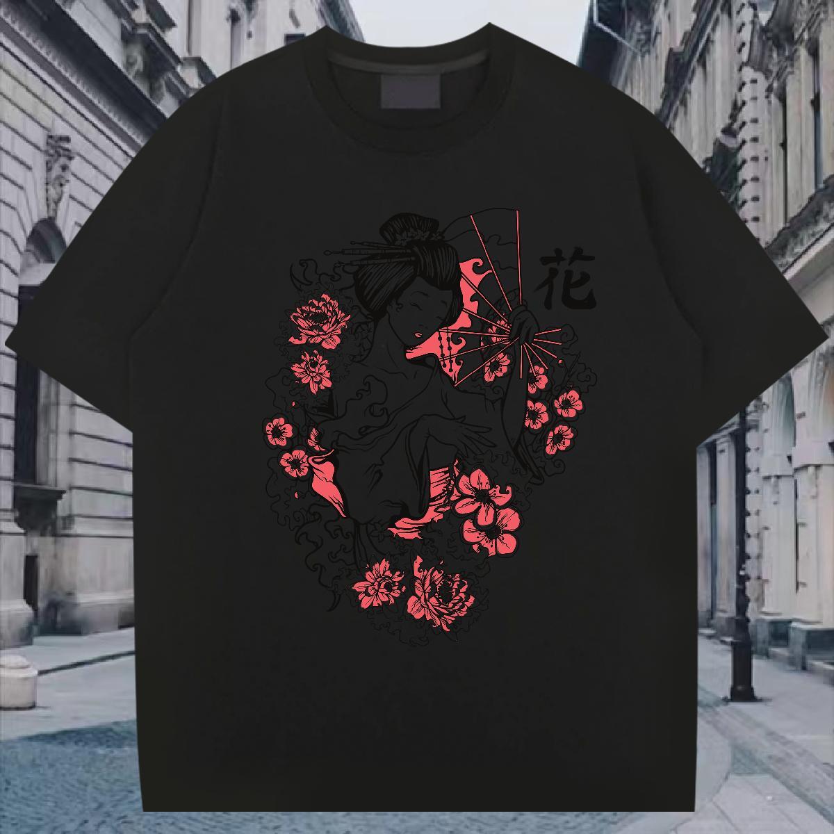 Mens T Shirts 230g Pure Cotton portrait Sport Short Sleeve Soft Plus Size Custom Men Clothes T-Shirt Designer High Quality Tshirts