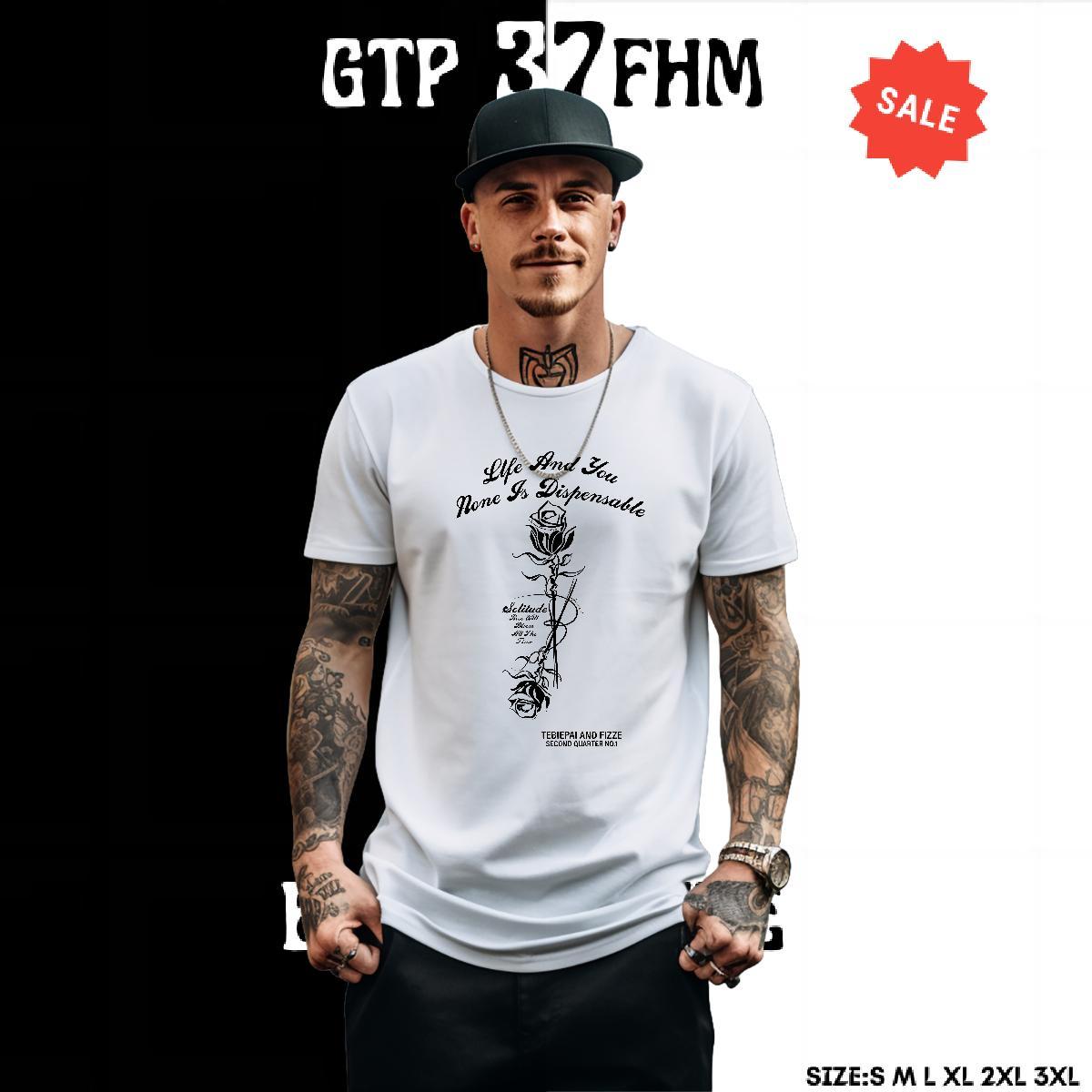 Unisex Men Tshirts 100% Cotton 230g Street wear Hip Hop ROSE Plus Size Custom Breathable Brand Mens T Shirts Polos