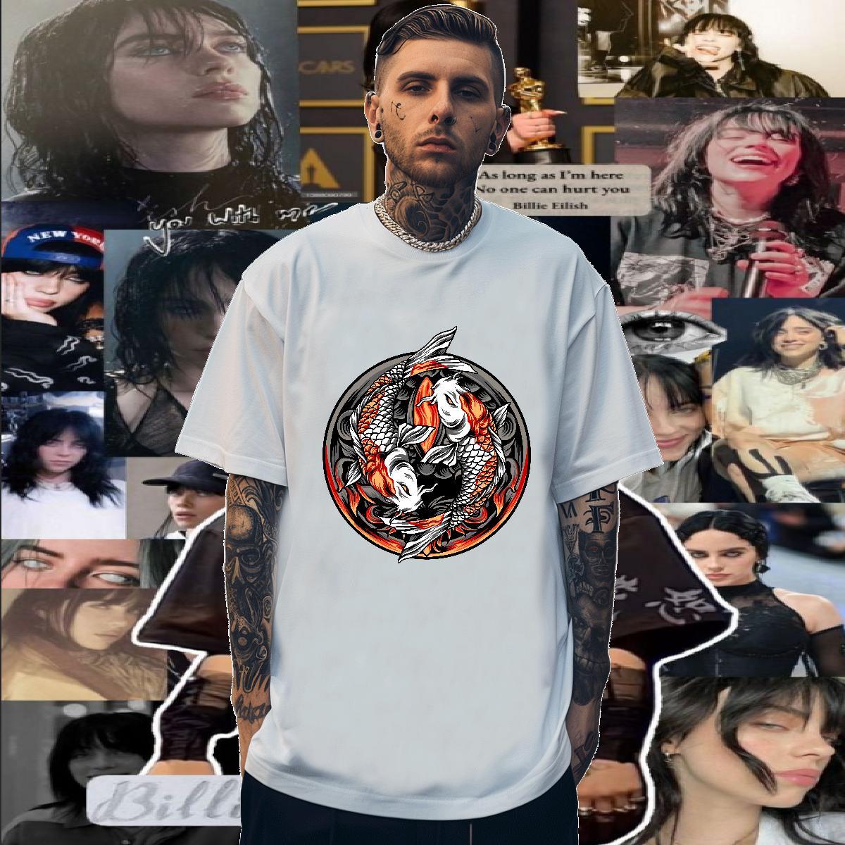 New Designer T Shirt For Man 230g 100% Cotton Daily Outfit Tops Shirt Breathable Short Sleeve Popular Tshirt for Man Woman Custom Print Oversized