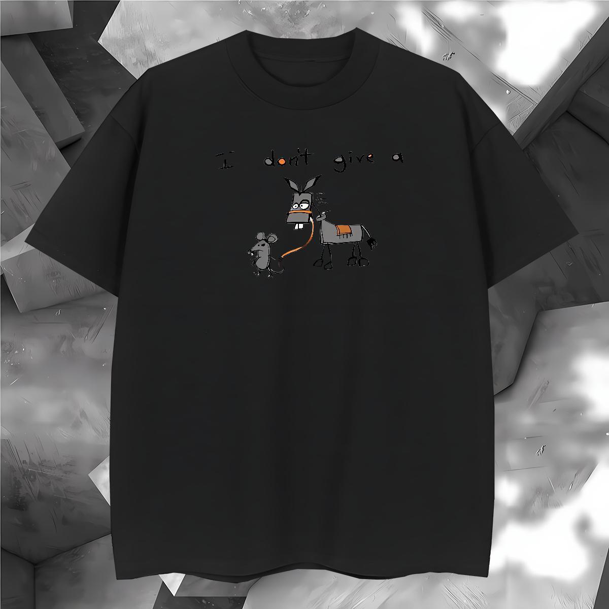 Mens T Shirts 230g 100% Cotton mouse High Street Hip Hop Breathable Anime Print Couples T Shirts DIY Customized High Quality Clothes