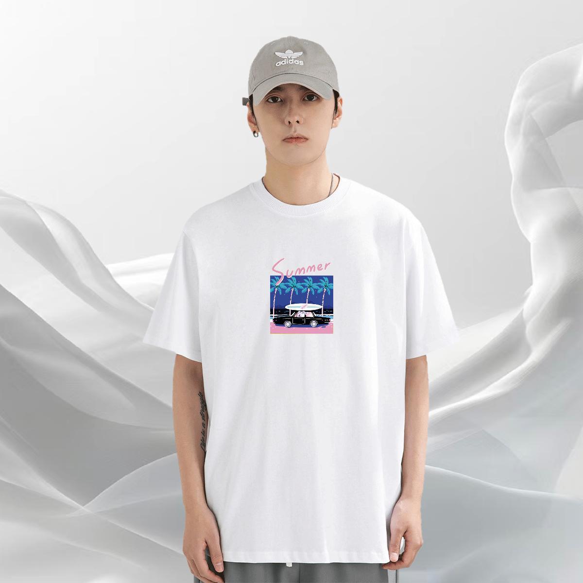 Unisex Mens Tshirts 230g 100% Cotton Home Outdoor tree Custom Anime Breathable Crew Neck Fashion Designer T-Shirts for Men Tops Tees