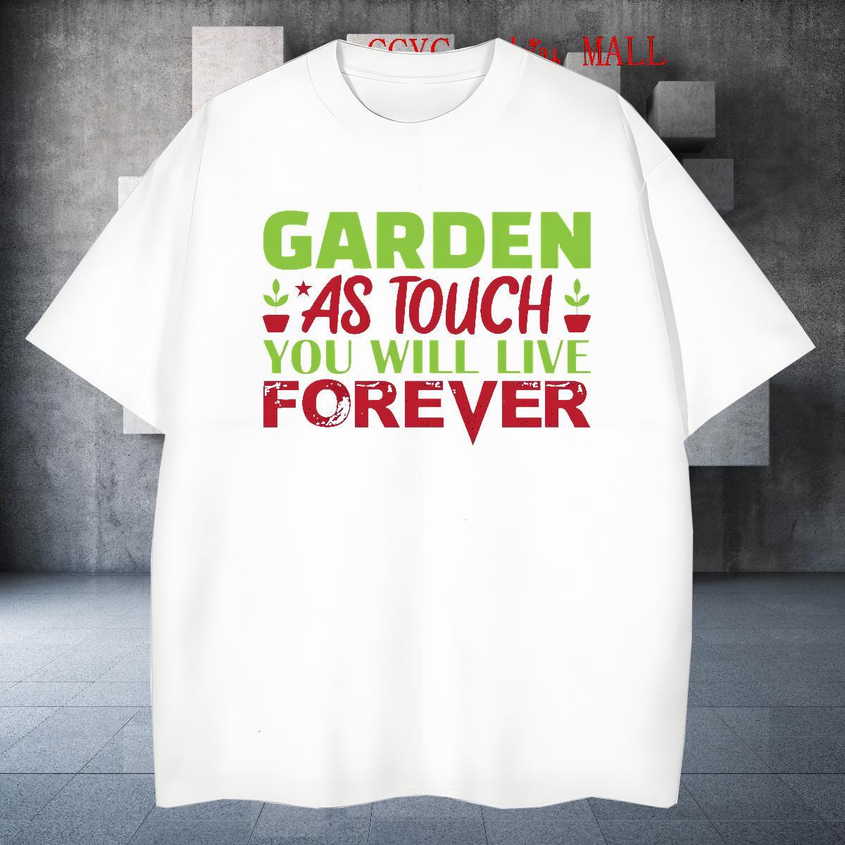 Popular Men Tops Tees 230g Pure Cotton Spring Summer letter Oversized Breathable Crew Neck Custom Man T Shirts Clothes