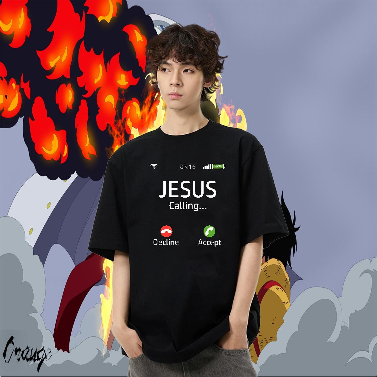 Cool Design Tshirts 230g 100% Cotton Daily Wear letter Cartoon Printing L-4XL Crew Neck Fashion New T shirt Tops