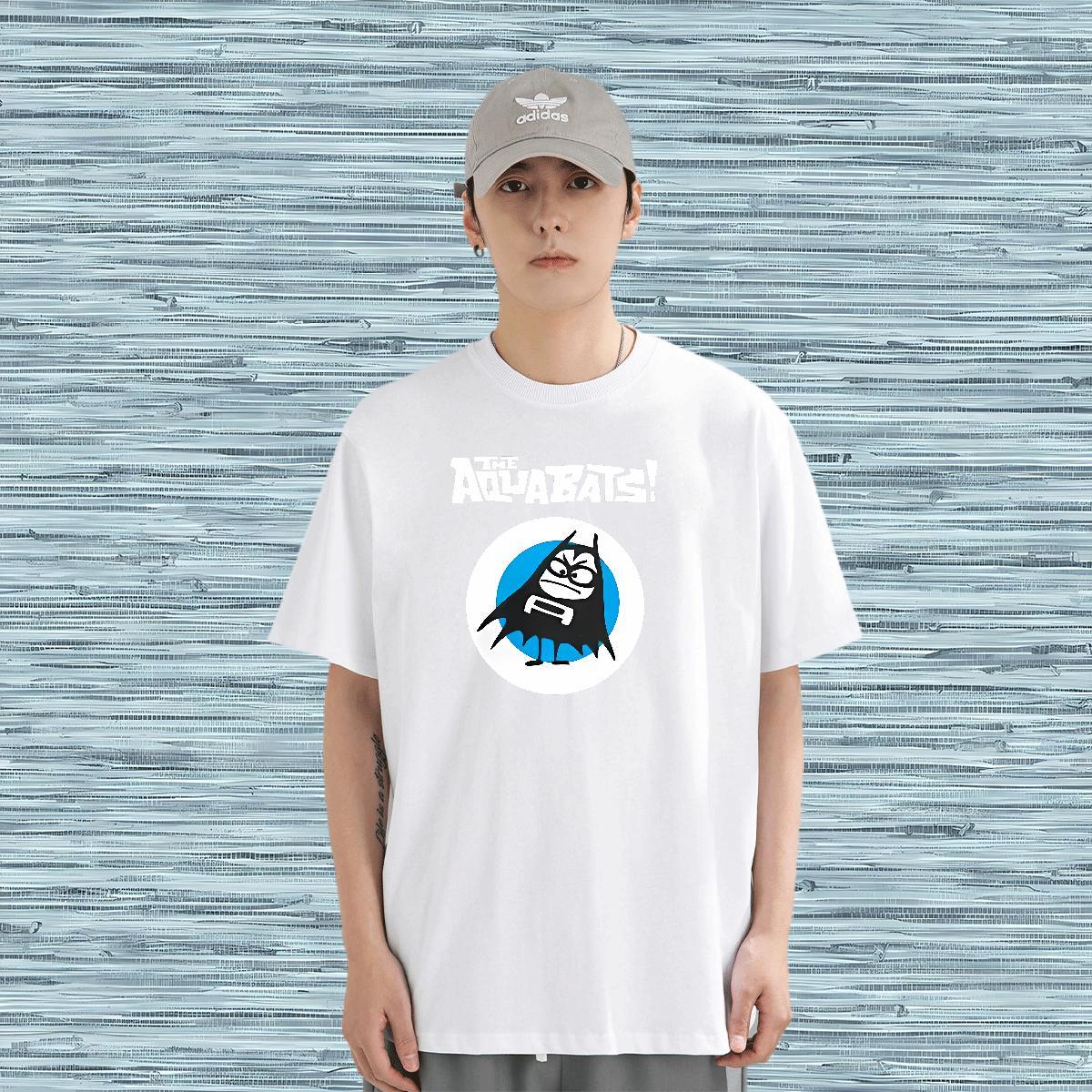 Mens T Shirts 100% Cotton 230g little monsters Casual Beach Breathable Crew Neck DIY Printed Tshirts Fashion Casual Designer Tops