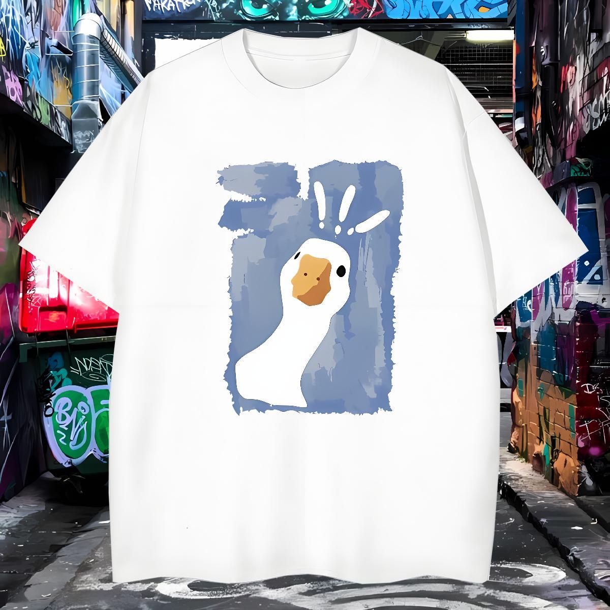 Fashion Design T Shirts Men 230g Cotton duck Outdoor Clothes Breathable Short Sleeve Loose Fit Men Tops Tees Black Oversized