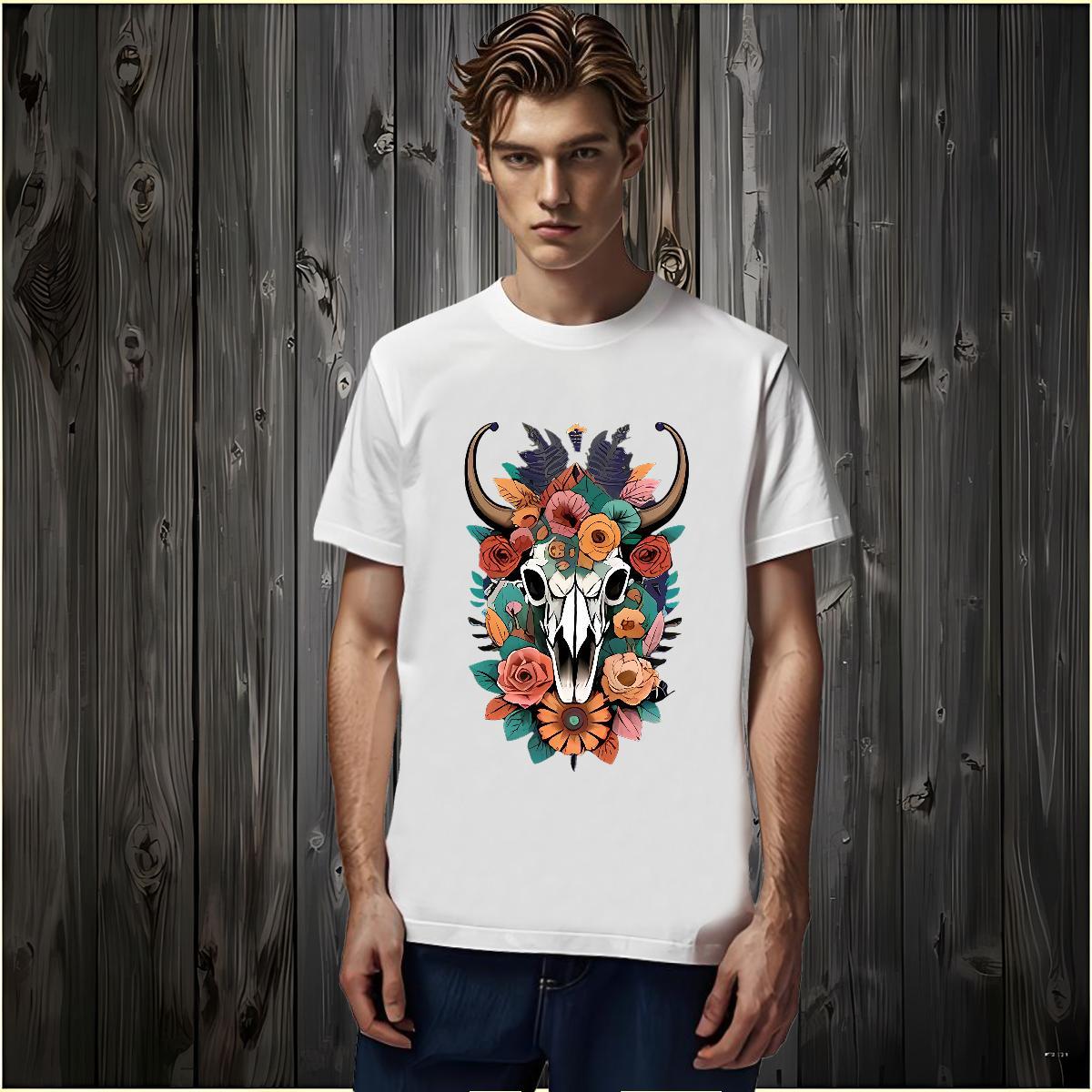 Fashion Designer Men T Shirts 230g 100% Cotton sheep Hip Hop Tees Pure Cotton Loose Fit Tshirts DIY Anime