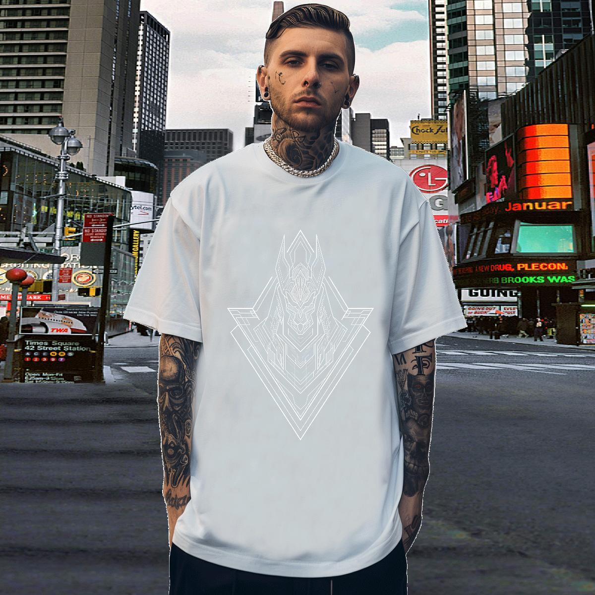 T-Shirts for Men 230g 100% Cotton handpainted Daily Wear Breathable Soft DIY Anime Tshirts Factory Direct Free Shipping Tops Shirt