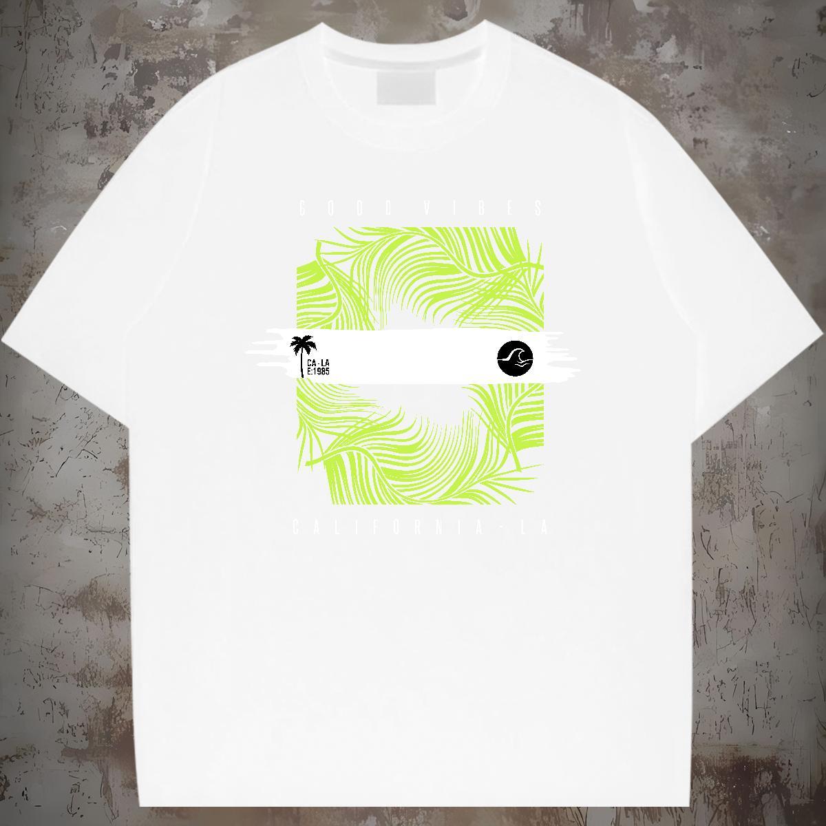 Men T Shirts 230g 100% Cotton painting Summer Casual Crew Neck Asian Size Men Tshirts Classic Free Shipping Clothes