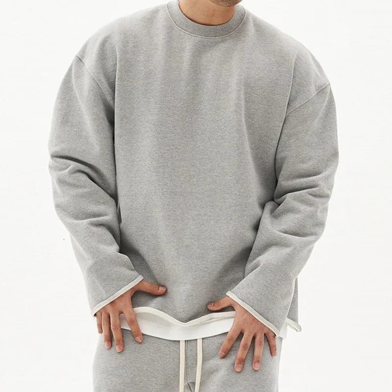 Autumn mens tight fitting hoodie sportswear mens gym fitness bodybuilder sportswear casual fashion cotton top240806 - view 4
