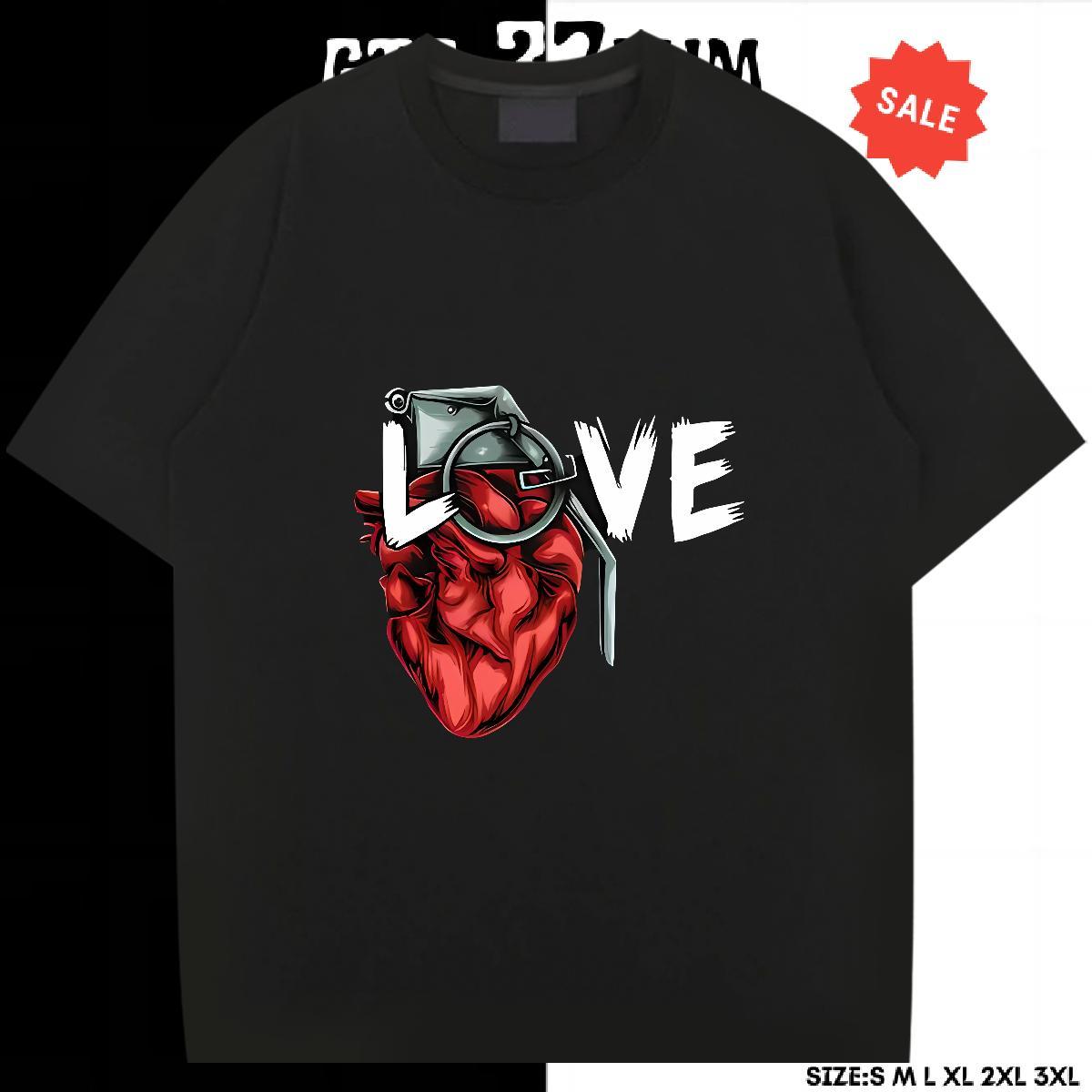 Popular Men Tees 230g Pure Cotton Street Casual letter Anime Crew Neck Breathable Free Shipping T-Shirts Polos