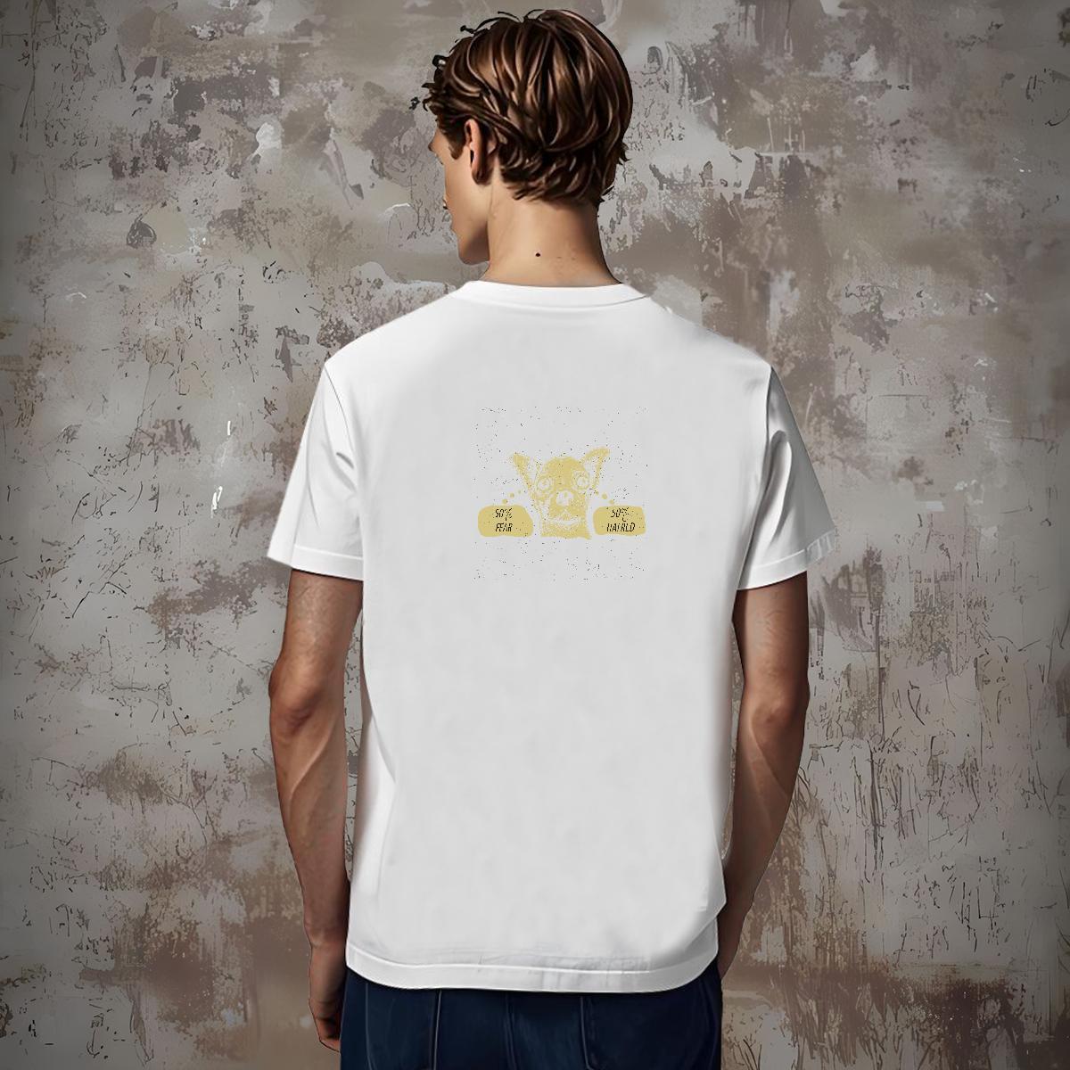 Brand Mens T Shirts 230g Cotton dog Street Wear Clothes Short Sleeve O-Neck Free Shipping Couples T Shirts Graphic
