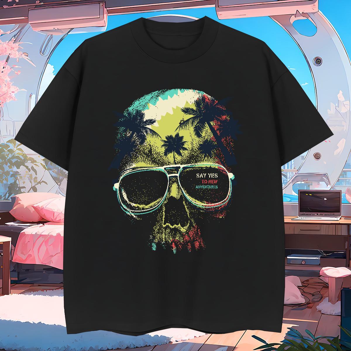 T shirt 230g 100% Cotton tree Sports Casual O Neck Short Sleeves DIY Printed Men Tees DIY Customized Loose Fit Wear