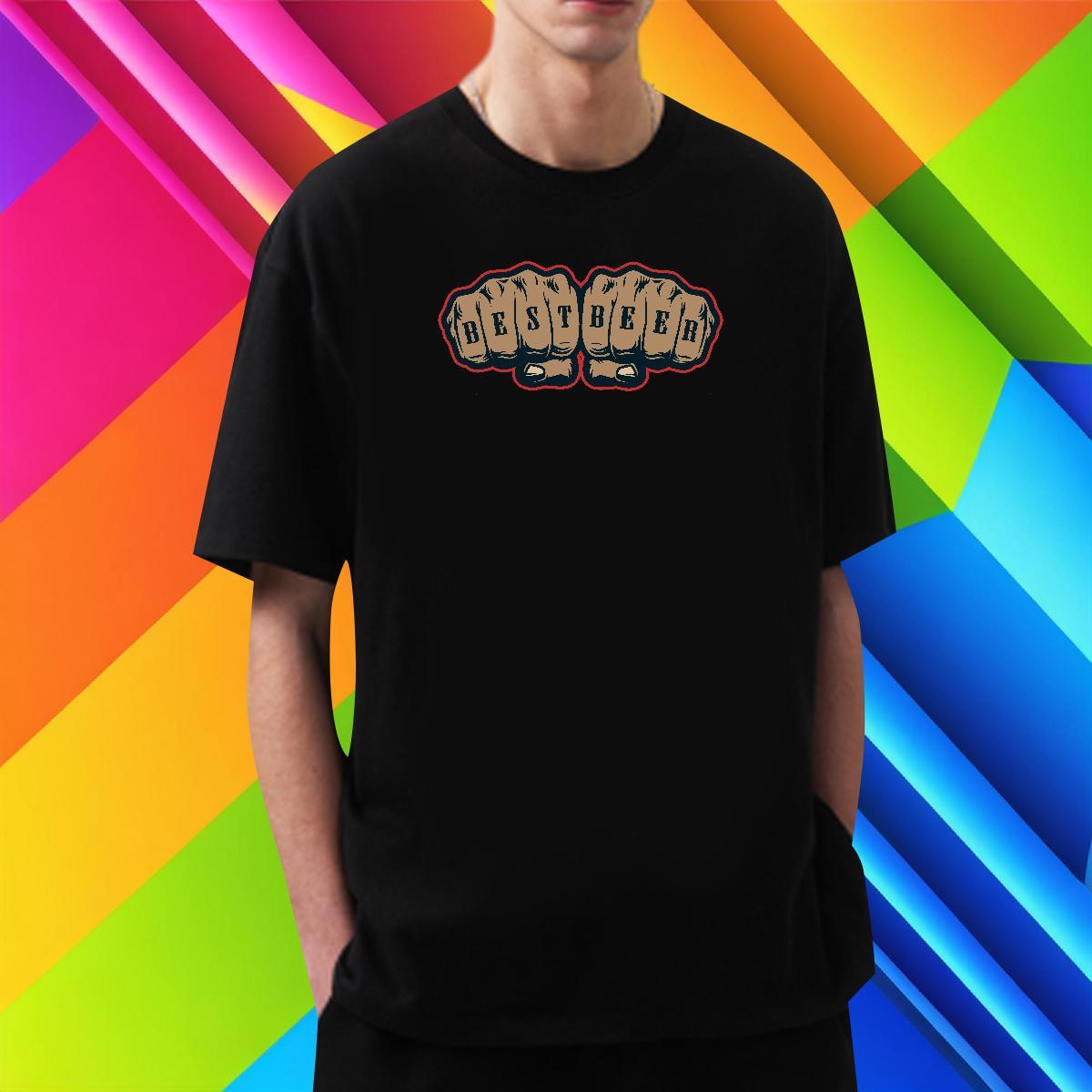 Mens T Shirts 100% Cotton 230g hands Home Outdoor Short Sleeve Soft DIY Anime Mens Tshirts Classic Casual Popular Tee Shirt