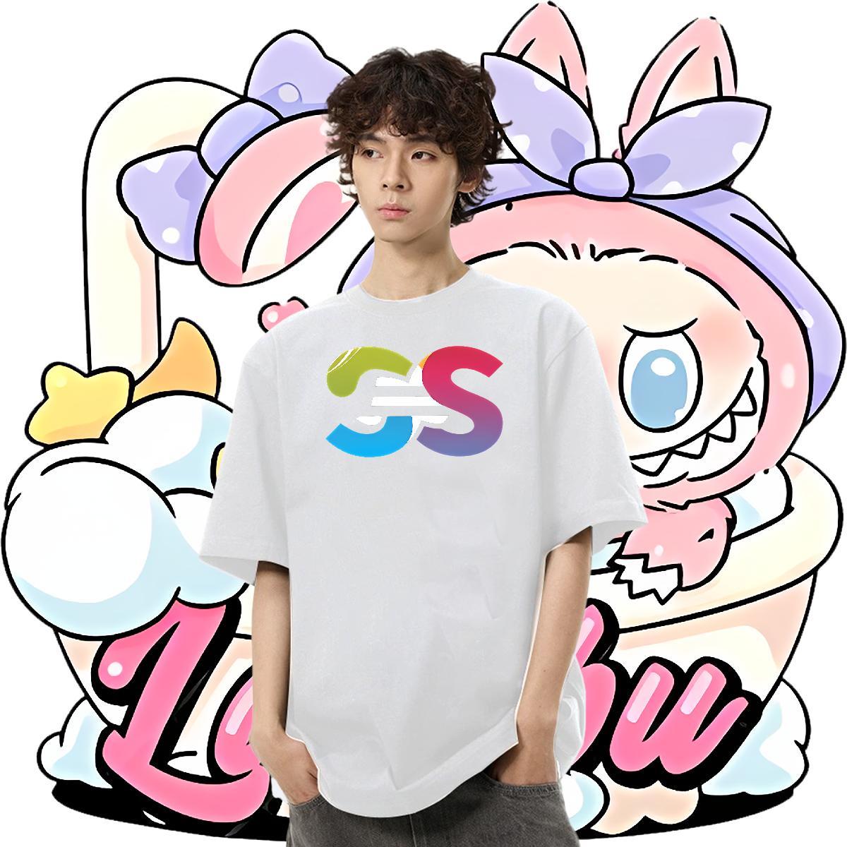 Brand Men Tops Tees 230g 100% Cotton Street letter Customized Round Neck Short Sleeve 2024 Designer Mens T Shirts Polos