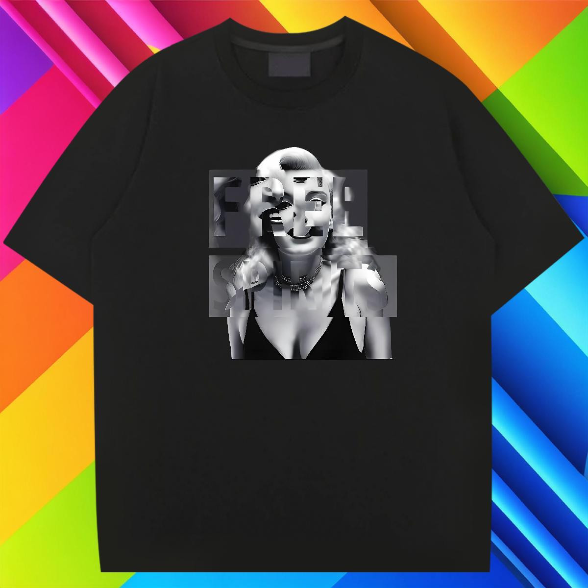 T-Shirts 230g 100% Cotton character Hip Hop Breathable Custom Printed Tshirts Wholesale High Quality Wear