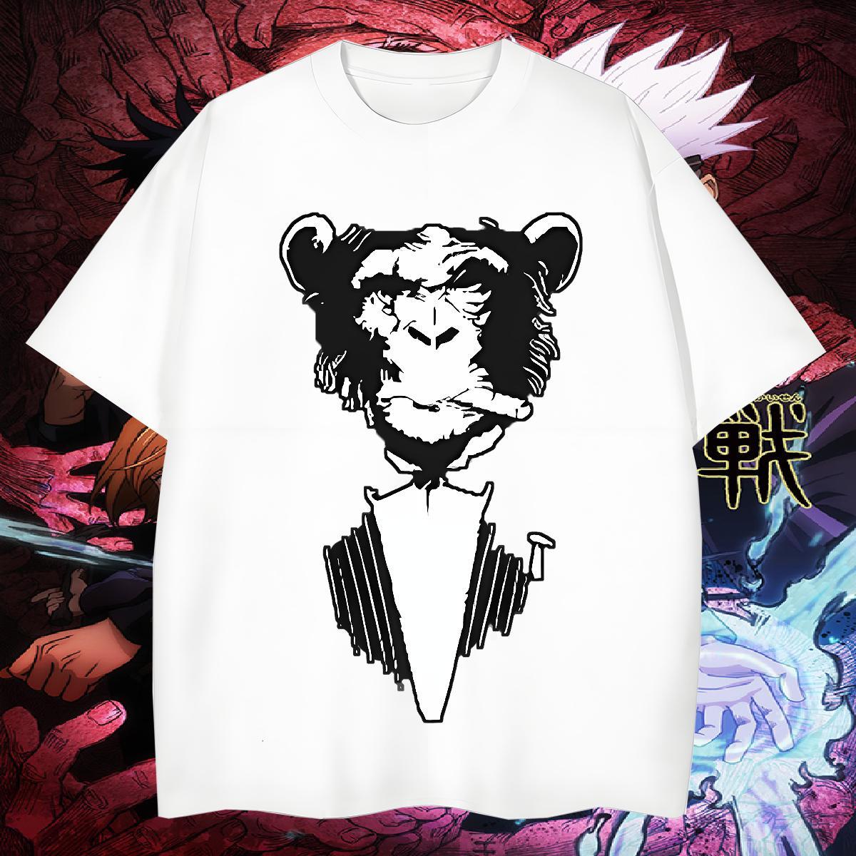 Unisex Tshirts 100% Cotton 230g chimpanzee Men T Shirts Spring Summer Short Sleeve Soft Plus Size Cartoon Classic Casual Top Tees