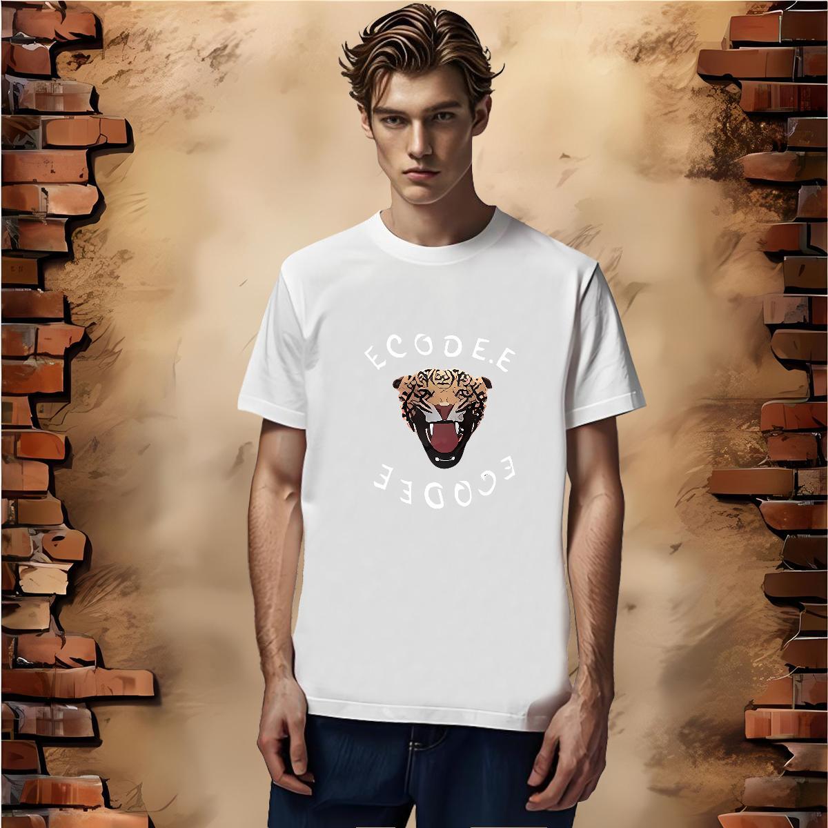 New T Shirts Men 230g Pure Cotton Street Wear Tees Shirts Breathable Short Sleeve Loose Fit Tshirt for Man Woman DIY