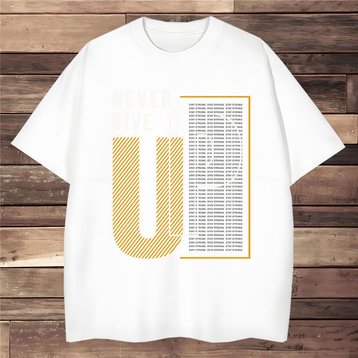 Customized T-Shirts letter Clothes 230g 100% Cotton Outdoor Loose Fit Anime Print Short Sleeve Soft Couples T Shirts