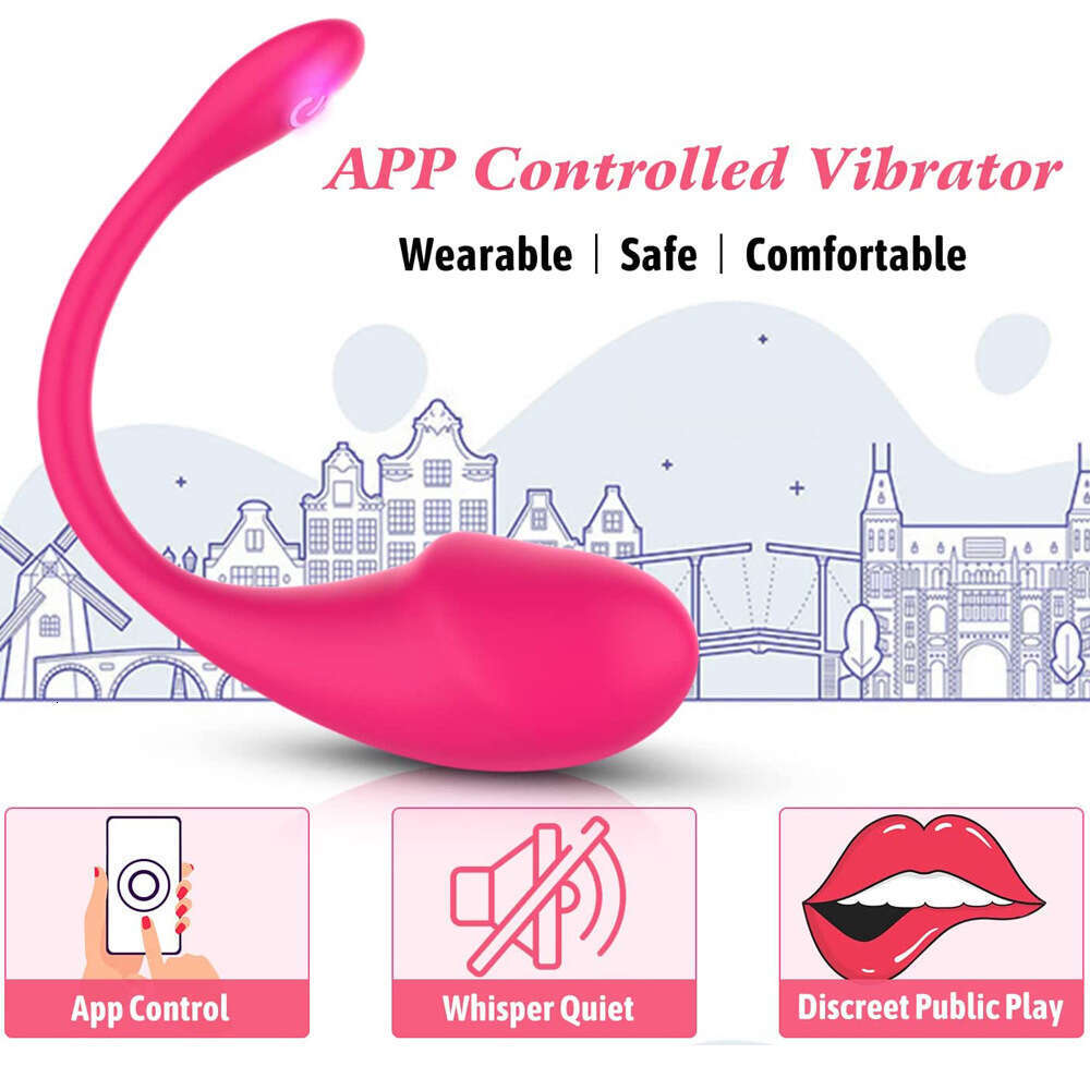 2024 Wireless Couples Vibrators App Remote Control Long Distance Vibrator Love Egg For Woman Wearing Vibrating Dildo