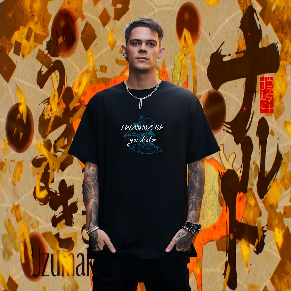 TOP Quality Couples T Shirts 230g Cotton bird T shirt Anime Printing Street Breathable Soft Oversized 3XL 4XL 2024 Designer Clothes