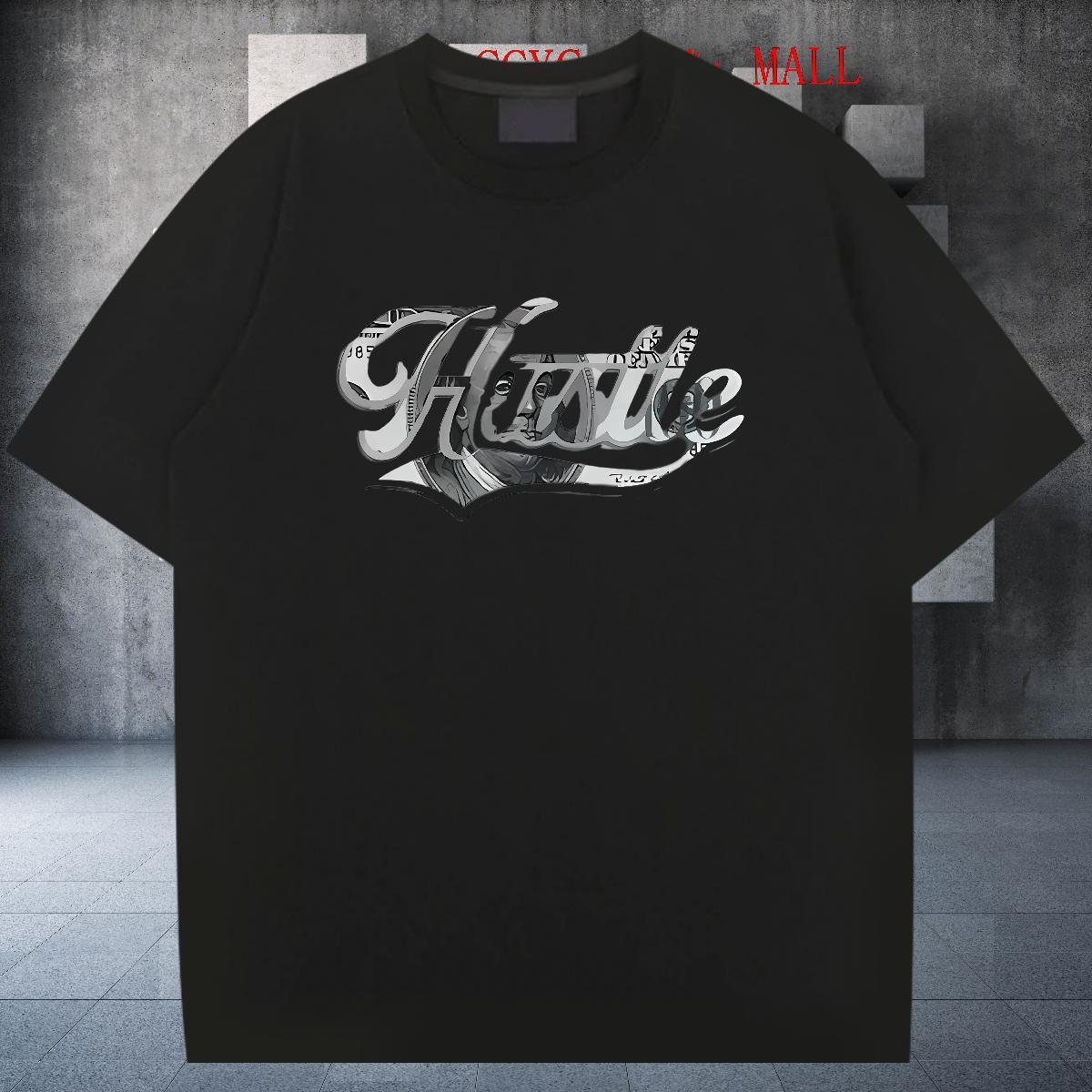 High Quality Men Tops Tees 230g 100% Cotton Daily Outfit letter Customized Print Breathable Short Sleeve Designer Mens T Shirts Clothes