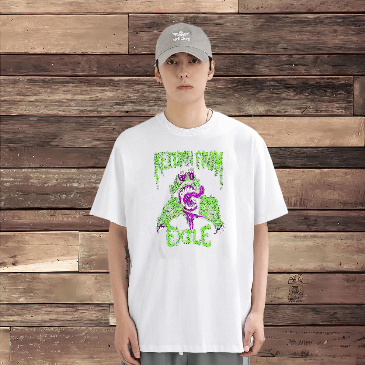 Mens T Shirts 230g 100% Cotton halloween Street Breathable Soft Customized Tshirt for Man Woman Fashion Design High Quality Tees Shirts