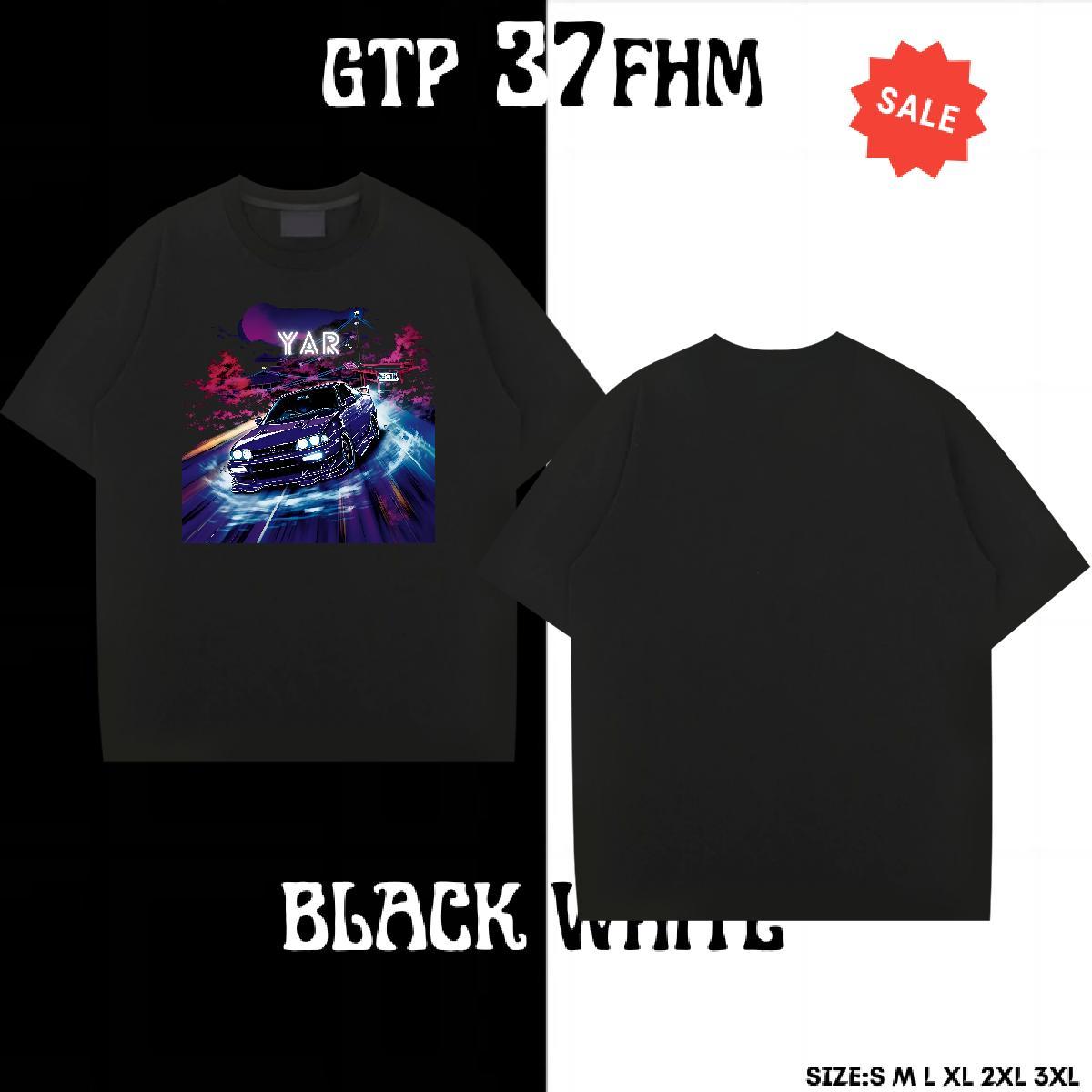 Free Shipping Couples T Shirts 230g Pure Cotton Street Casual car Cartoon Printing L-4XL Crew Neck Casual New T Shirts Men Tshirts