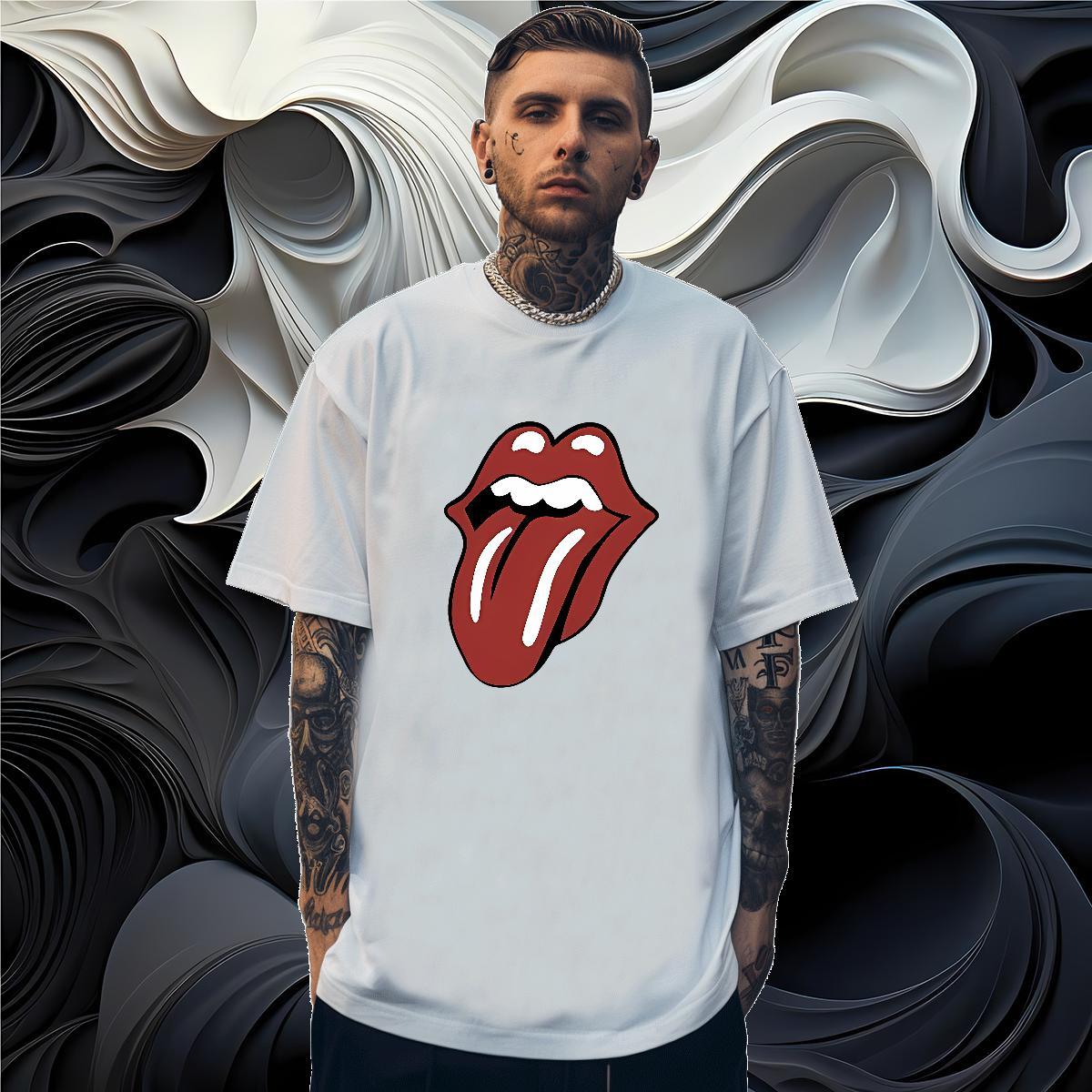 T Shirt For Man 230g Cotton mouse Beach Breathable Crew Neck Graphic Tshirt for Man Woman Classic Casual Soft Top Tees