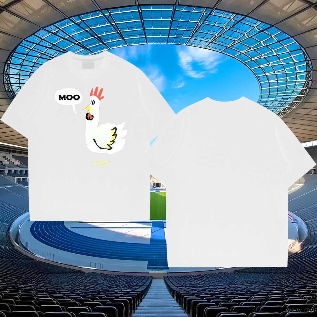 Wholesale Men Clothes T-Shirt 230g Cotton Street wear Hip Hop cartoon Plus Size Custom Crew Neck Breathable Fashion Design T-Shirts for Men Tops Tees