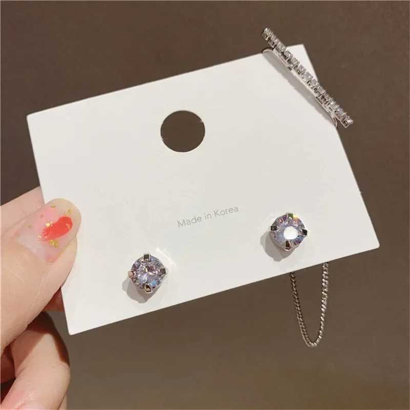 King Asymmetric Small Square High end Earrings 2021 New Fashion Jewelry W240803