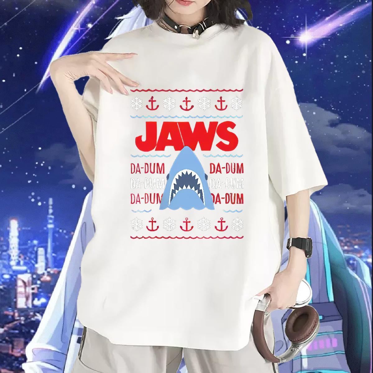 Brand T-Shirts O Neck Short Sleeves Tshirt for Man Woman Customized Print shark Street Wear 230g Pure Cotton Classic Tee Shirt