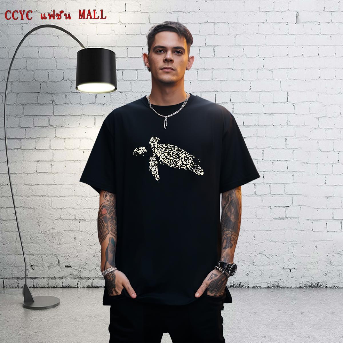 Cool Mens Tshirts 230g Pure Cotton Spring Summer tortoise White Plus Size Breathable Short Sleeve Fashion New Man T Shirts Clothes