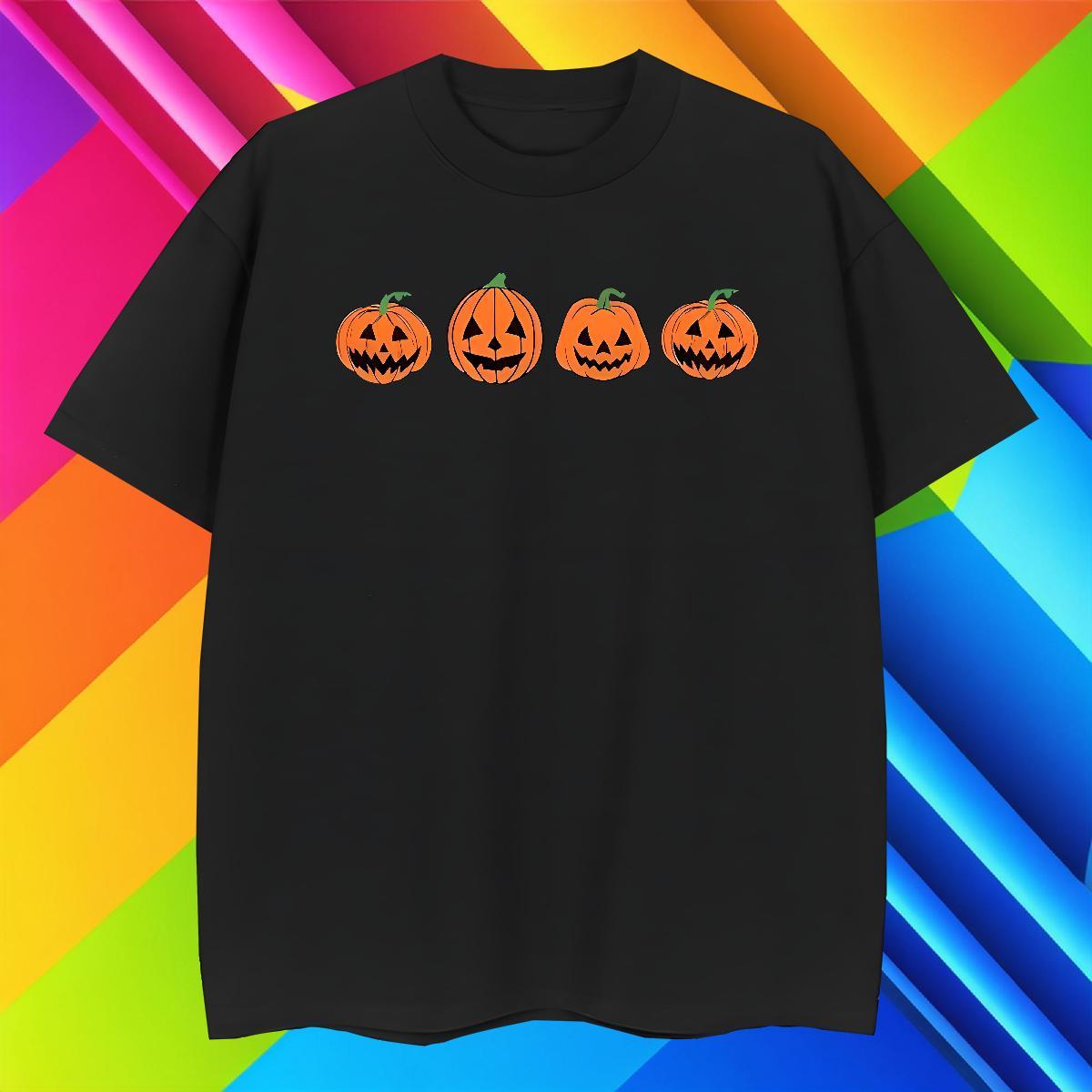 Customized T-Shirts for Men 100% Cotton 230g halloween Street wear Hip Hop Clothings Breathable Crew Neck Designer Men Tees White Plus Size