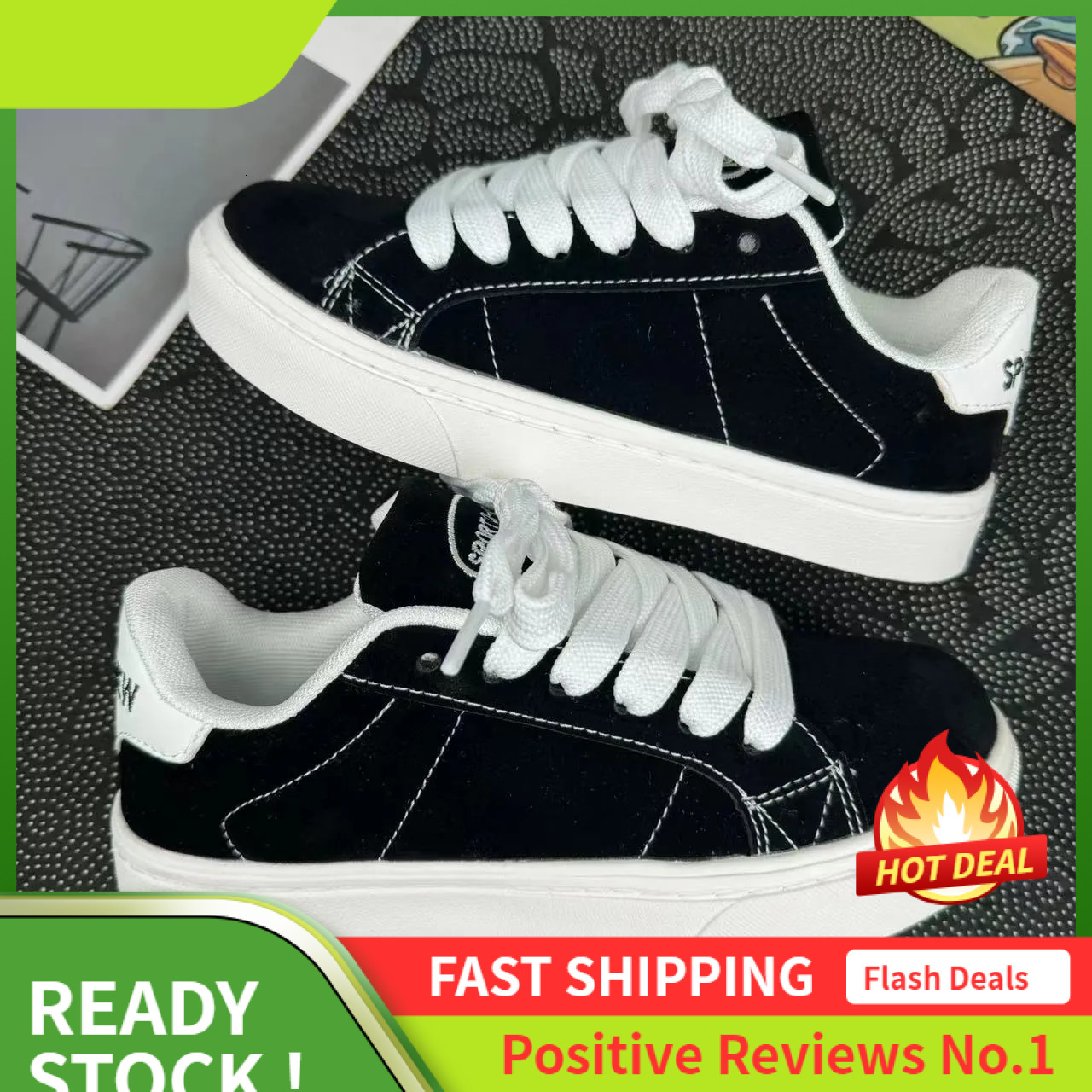 Men Women Ddmysports Vintage Red Board New Thick Soled Casual Versatile Canvas Shoes Black Free Shipping Outdoor