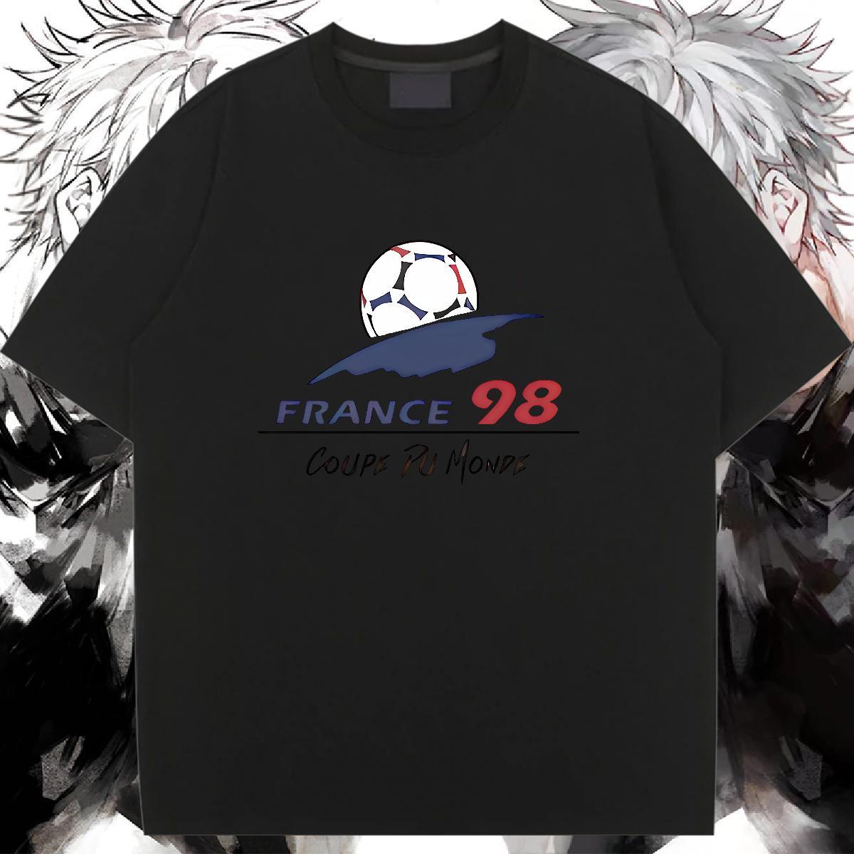 Popular T Shirt For Woman Crew Neck Breathable Womens Tshirts Black Oversized football Summer Casual 230g 100% Cotton Custom Top Shirts