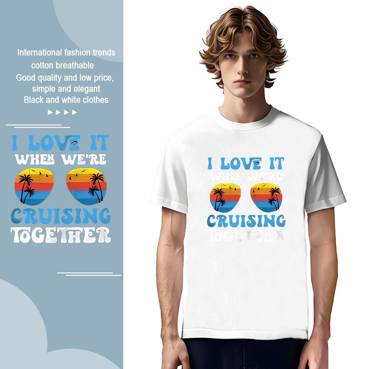 T shirt 100% Cotton 230g letter Casual Daily Wear Breathable Crew Neck Oversized 4XL Men Tees Wholesale Cool Top Tees