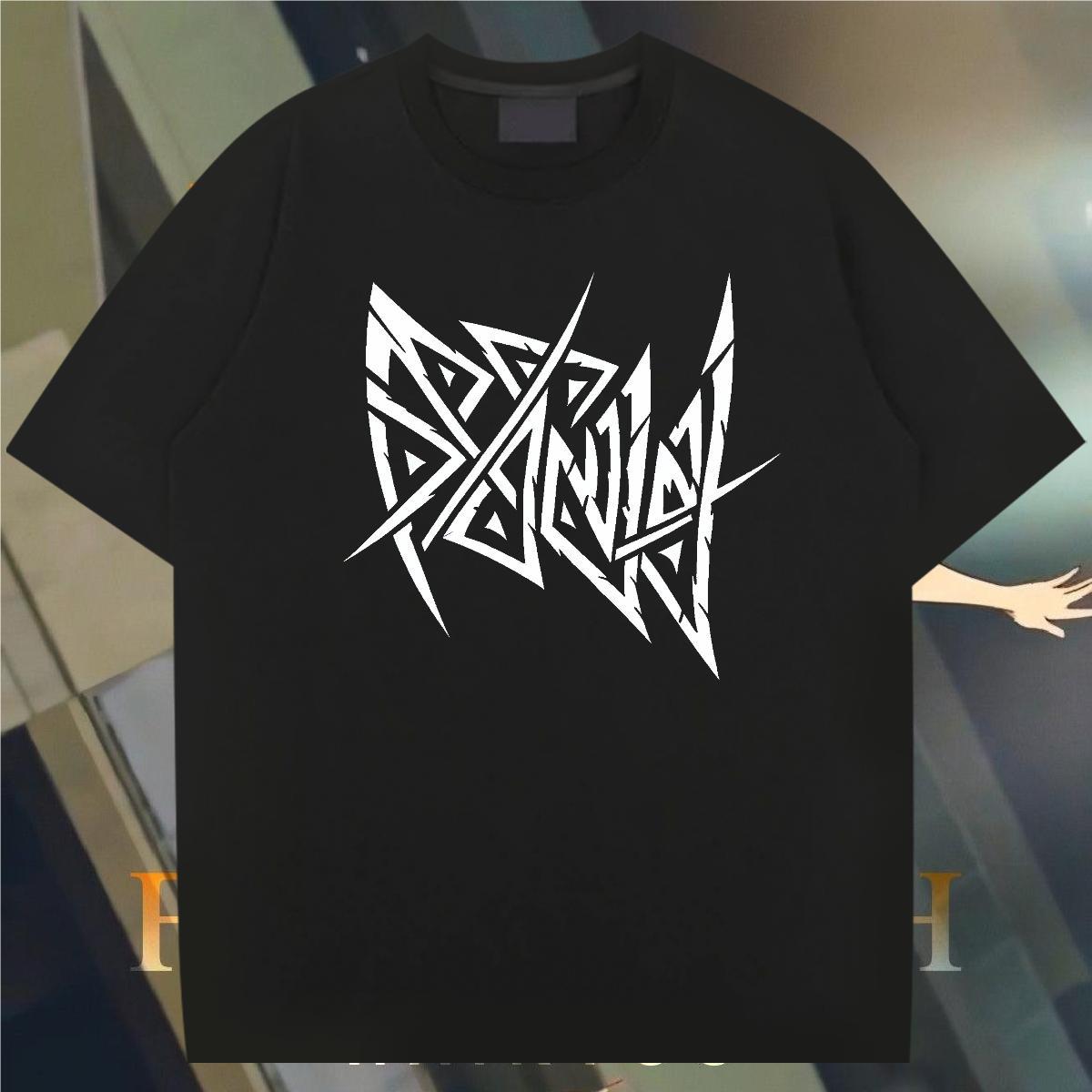 Mens T Shirts 230g Pure Cotton Hand drawn Hip Hop Breathable Crew Neck Custom Anime Men Tees Fashion Designer Unisex Polos