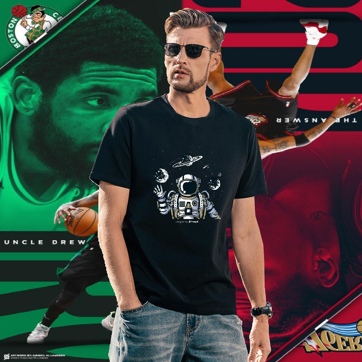 T-Shirts for Men 230g 100% Cotton universe High Street Hip Hop Round Neck Short Sleeve Anime Men Tops Tees 2024 Designer Comfortable Top Tees