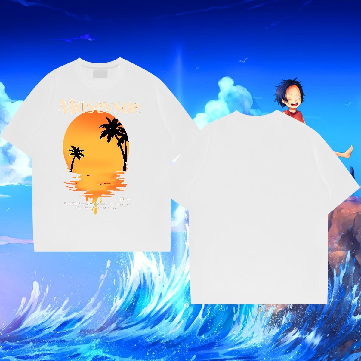 Custom T-Shirts 230g Cotton sun Sports Casual Clothings Crew Neck Breathable Cool Men Clothes T-Shirt DIY Printed