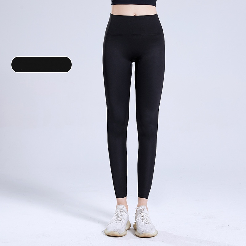 Quick-drying sweatpants Tight running Yoga pants High-waisted peach hip lift elastic crossfit pants for women