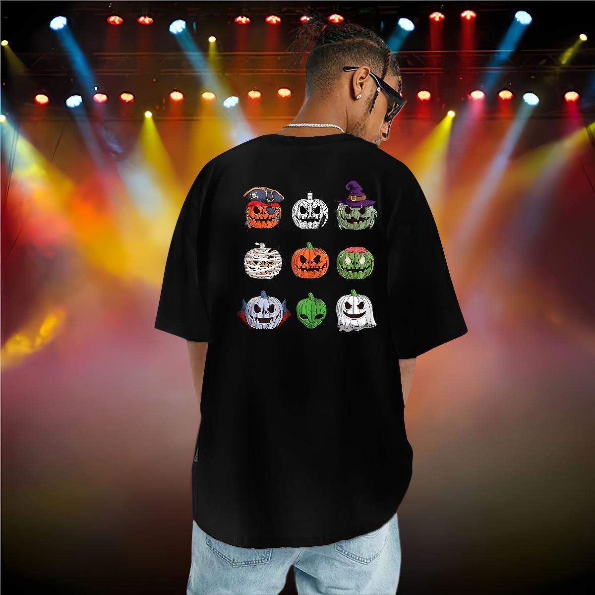 DIY T Shirt For Man 100% Cotton 230g pumpkin Street Clothes Short Sleeve Soft Popular Men Clothes T-Shirt Graphic