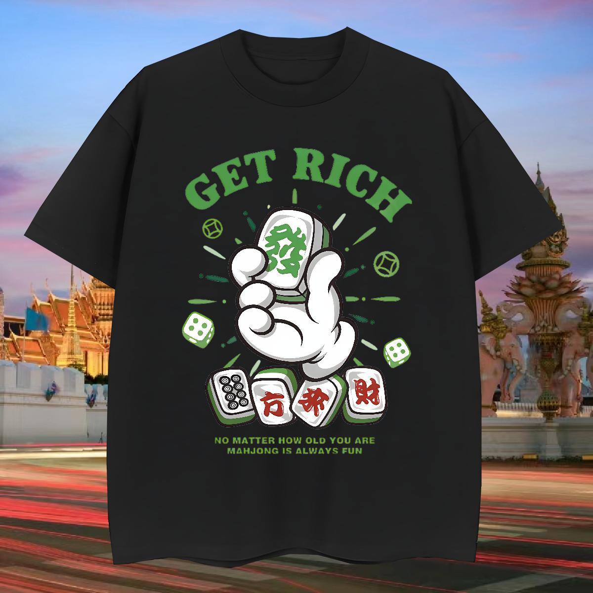 Men T Shirts 230g Pure Cotton Chinese Hip Hop Short Sleeve Soft DIY Printed Tshirt for Man Woman 2024 Summer High Quality Tshirts